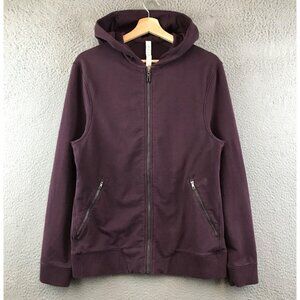 Lululemon  Plum Zip-Up Hoodie Jacket S Cotton Blend men's